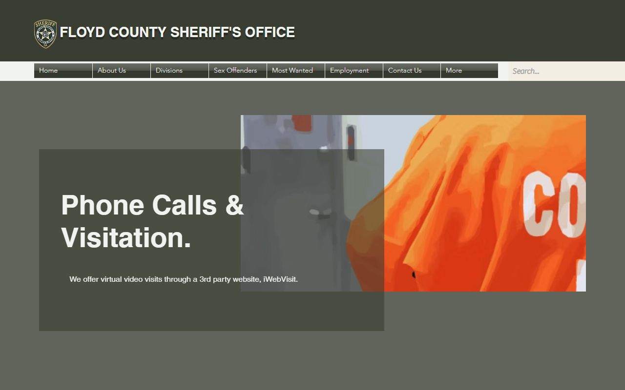 Floyd County Jail video visitation and inmate visit rules